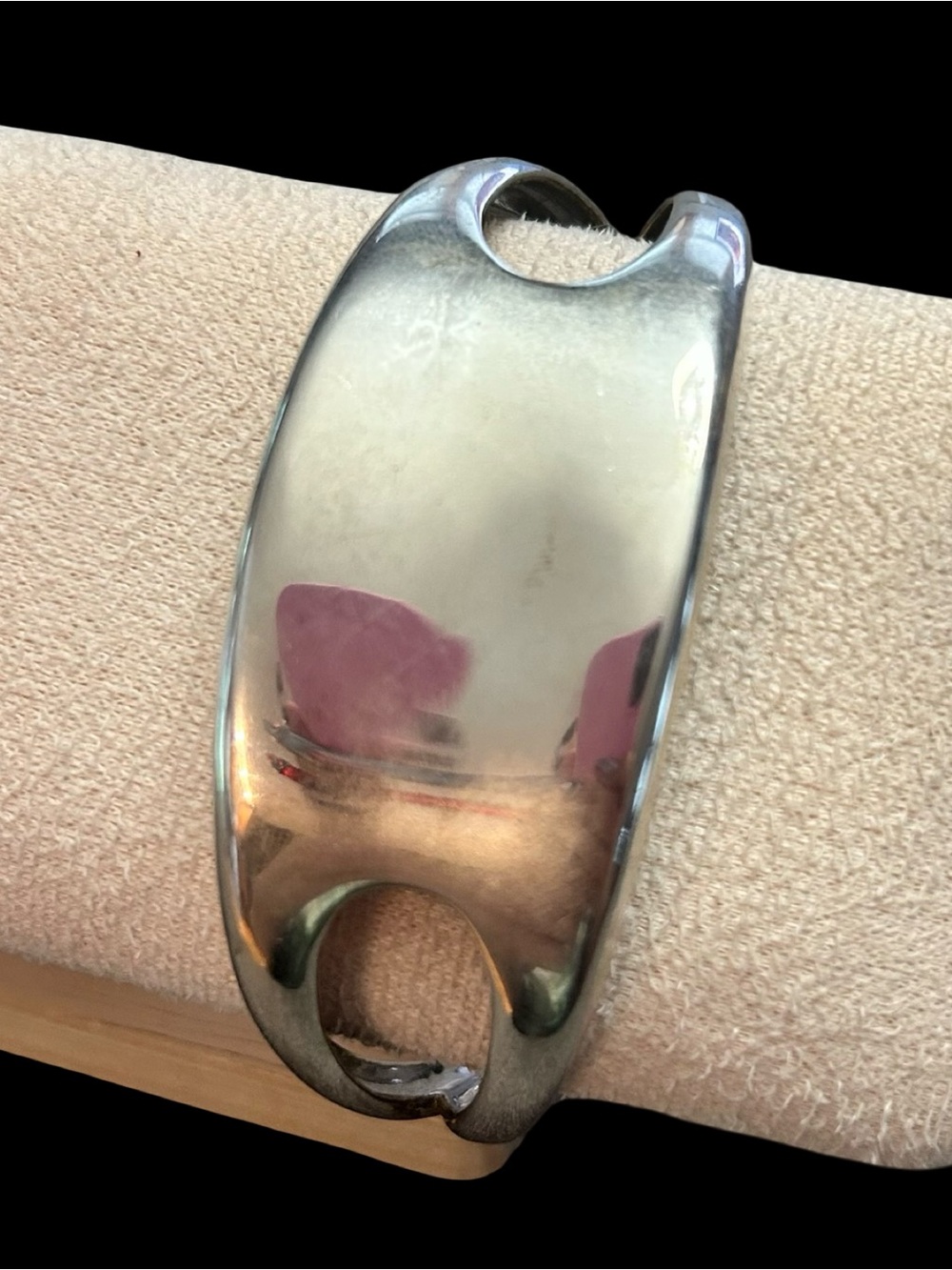 Nambé Sterling Silver Cuff Bracelet Heavy
